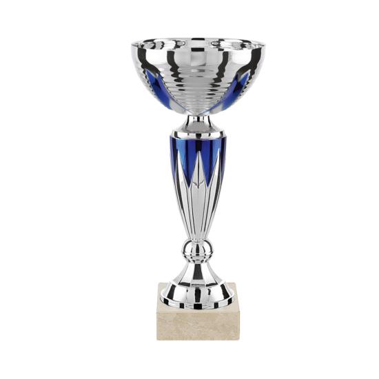 Coupe argent bleu 29cm