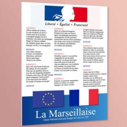 Affiche La Marseillaise modle collge/lyce - MTMARS4