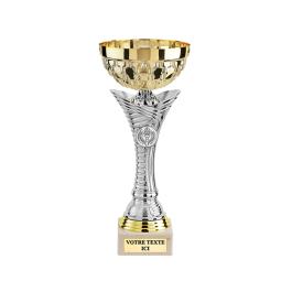 Coupe or argent 26cm