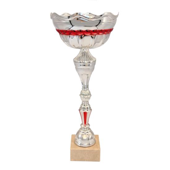Coupe argent rouge 41cm