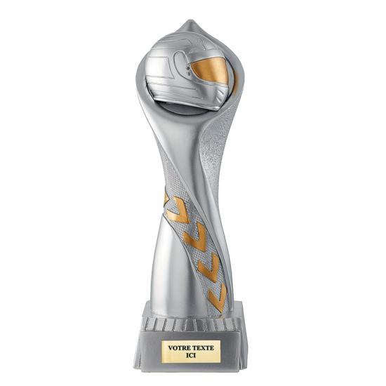 Trophée sport mécanique résine <br> 2 tailles disponibles