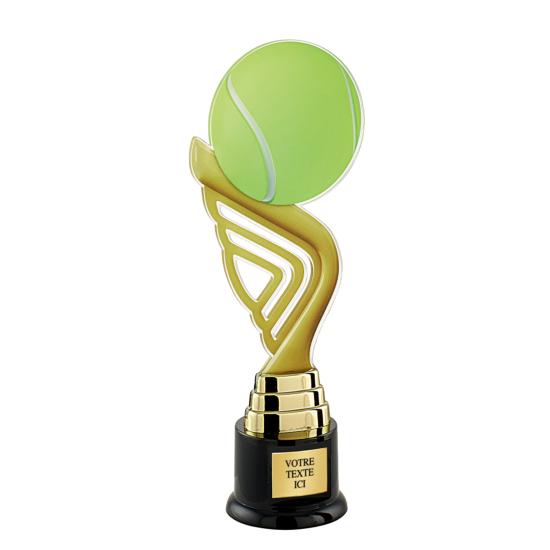 Trophée tennis acrylique couleur 31cm