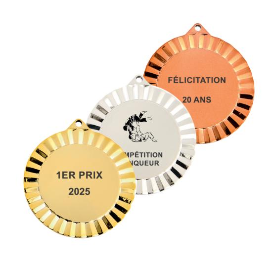 Médaille personnalisable Ø70mm