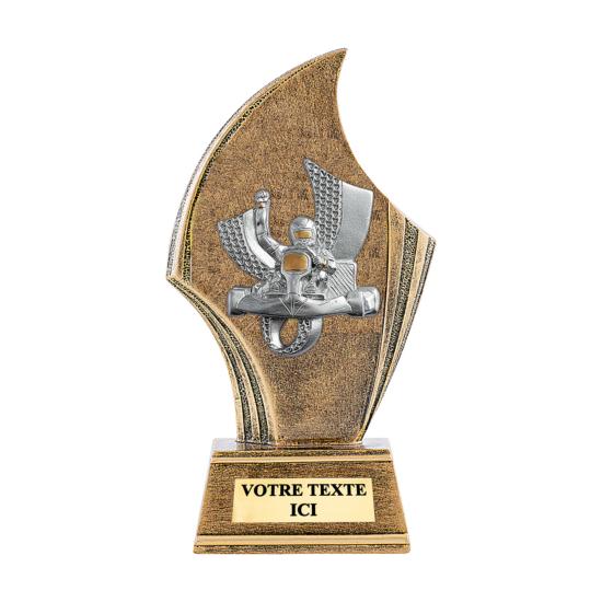 Trophée karting résine 18cm