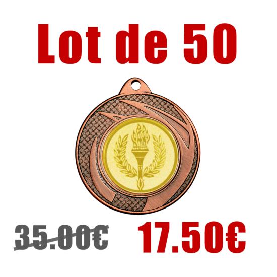 Médaille Ø40mm lot 50