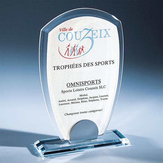 Trophée Verre à personnaliser 