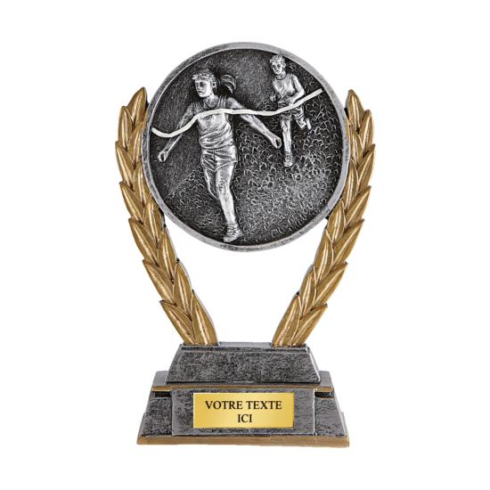 Trophée running femme 18cm