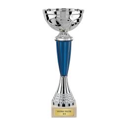 Coupe argent bleu 23cm