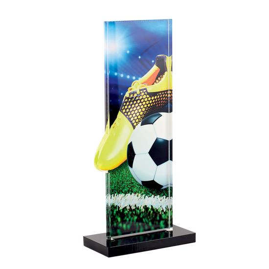 Trophée foot acrylique 22cm