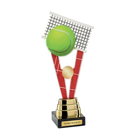 Trophée tennis acrylique couleur 24cm