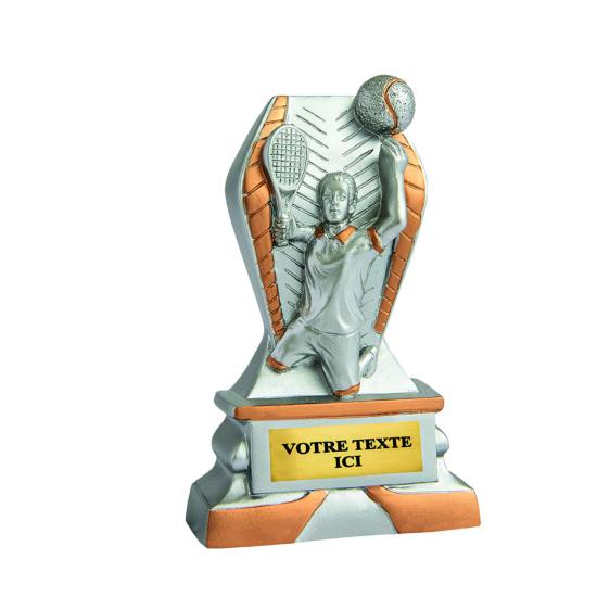 Trophée tennis résine 12cm