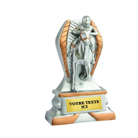 Trophée équitation résine 12cm