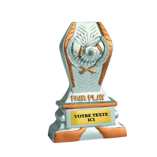 Trophée fair-play résine 12cm