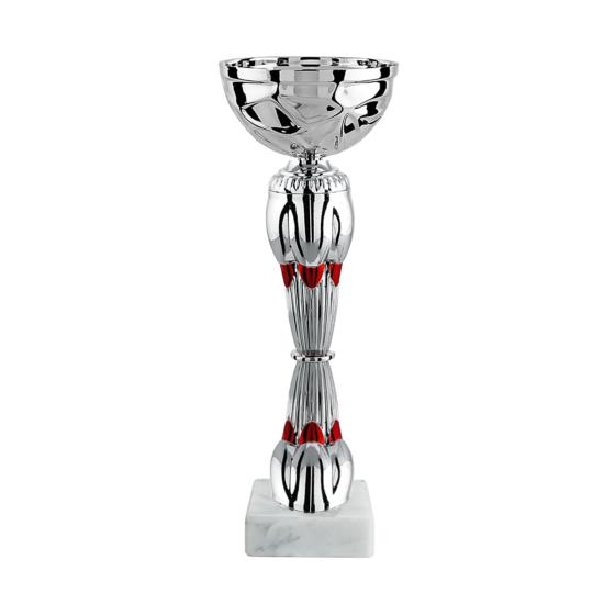 Coupe argent rouge 22cm