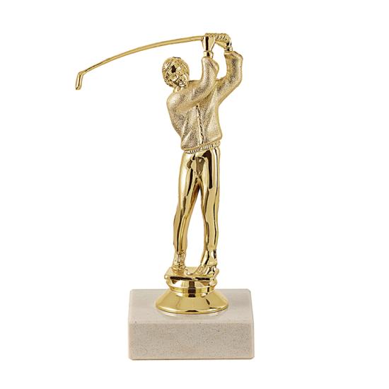 Trophée golf plastique 15cm