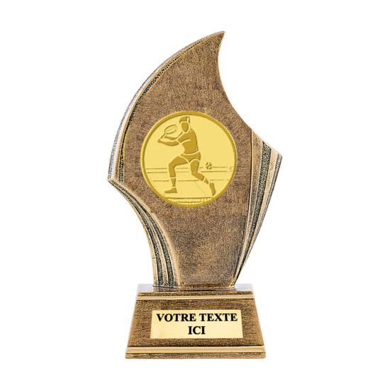 Trophée porte-centre résine 18cm