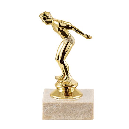 Trophée natation plastique 10cm