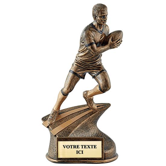 Trophée rugby résine 21cm