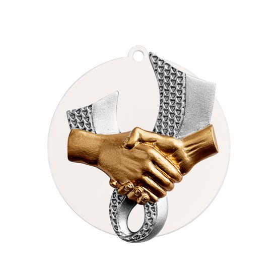 Médaille fair-play fond noir ou blanc Ø70mm