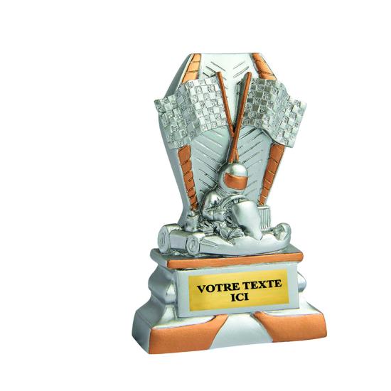 Trophée padel résine 12cm