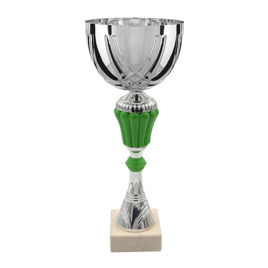 Coupe argent vert 35cm