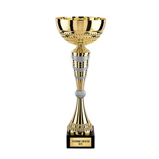 Coupe or argent 30cm