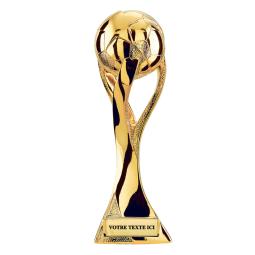 Trophée foot résine 34cm