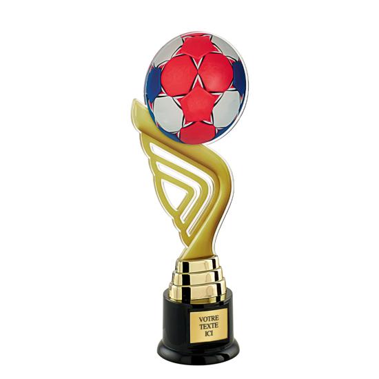 Trophée handball acrylique couleur 31cm