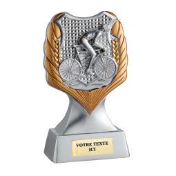 Trophée cyclisme résine 18cm