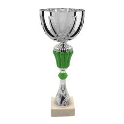 Coupe argent vert 35cm