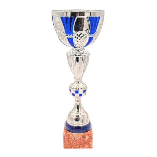 Coupe argent bleu 42cm