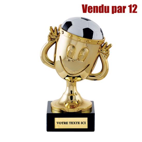 Trophée foot plastique 11 cm - Lot 12